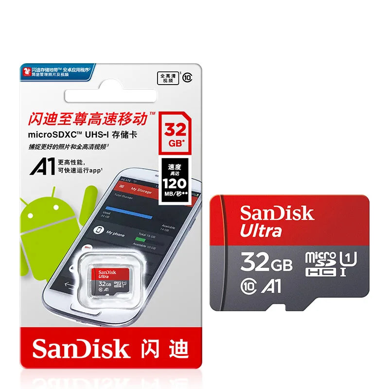 Micro SD Memory Card Class 10 U3 A1 64GB 32GB 128GB