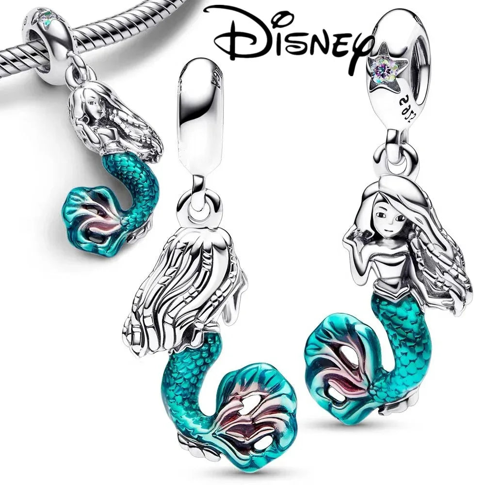 Disney Stitch Minnie Winnie Charm Dangle Beads Fit Pandora Bracelet