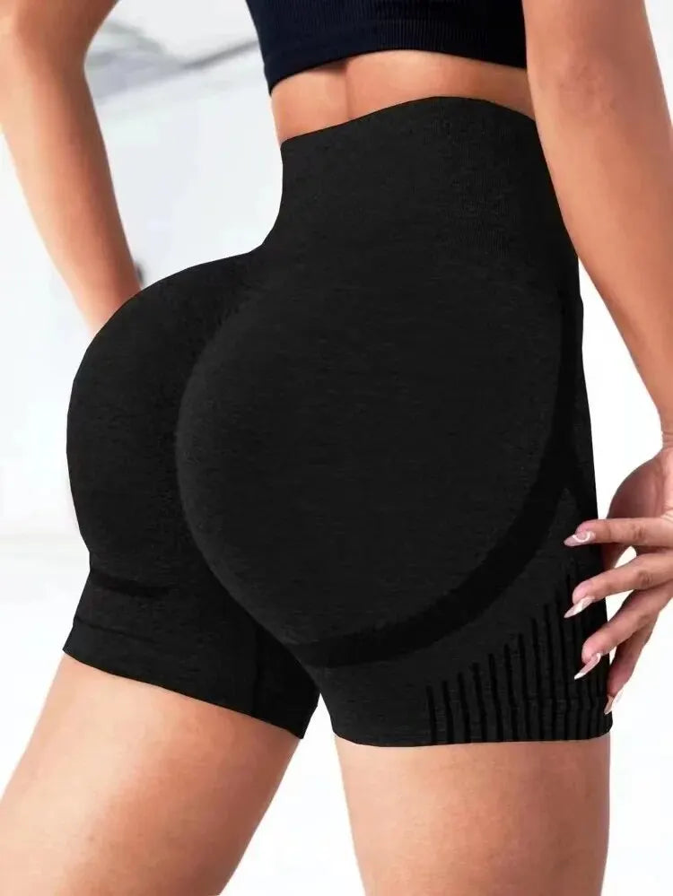 Women’s HighWaist Yoga Shorts Butt Lift, Gym Workout, Fitness Running Sportswear