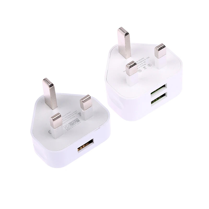 Charger Adapter With 1/2 USB Ports Charging For Iphone Samsung Charging Charger