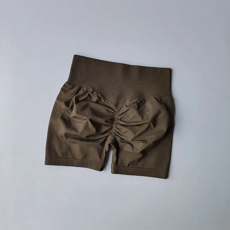Women’s High Waist Peach Lift Sports Shorts Quick Dry, Tight Fit Gym & Running Shorts