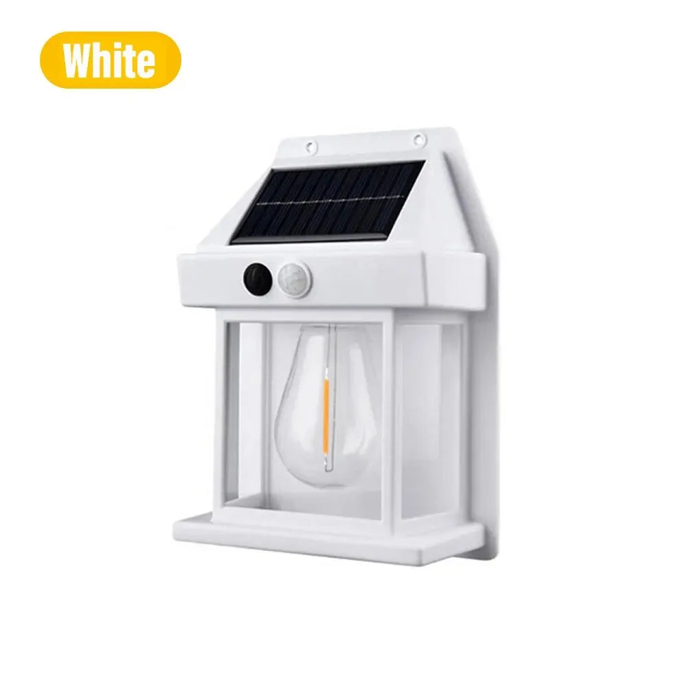 Outdoor Solar Wall Light Motion Sensor LED IP65 Waterproof Patio Garage