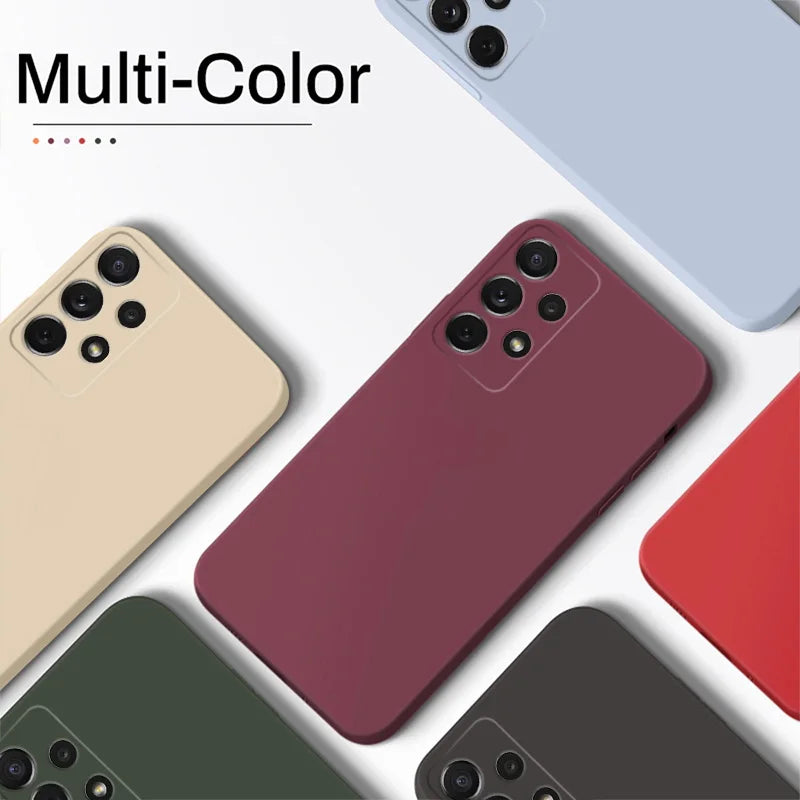 Shockproof Liquid Silicone Case for Samsung Galaxy Soft Phone Cover