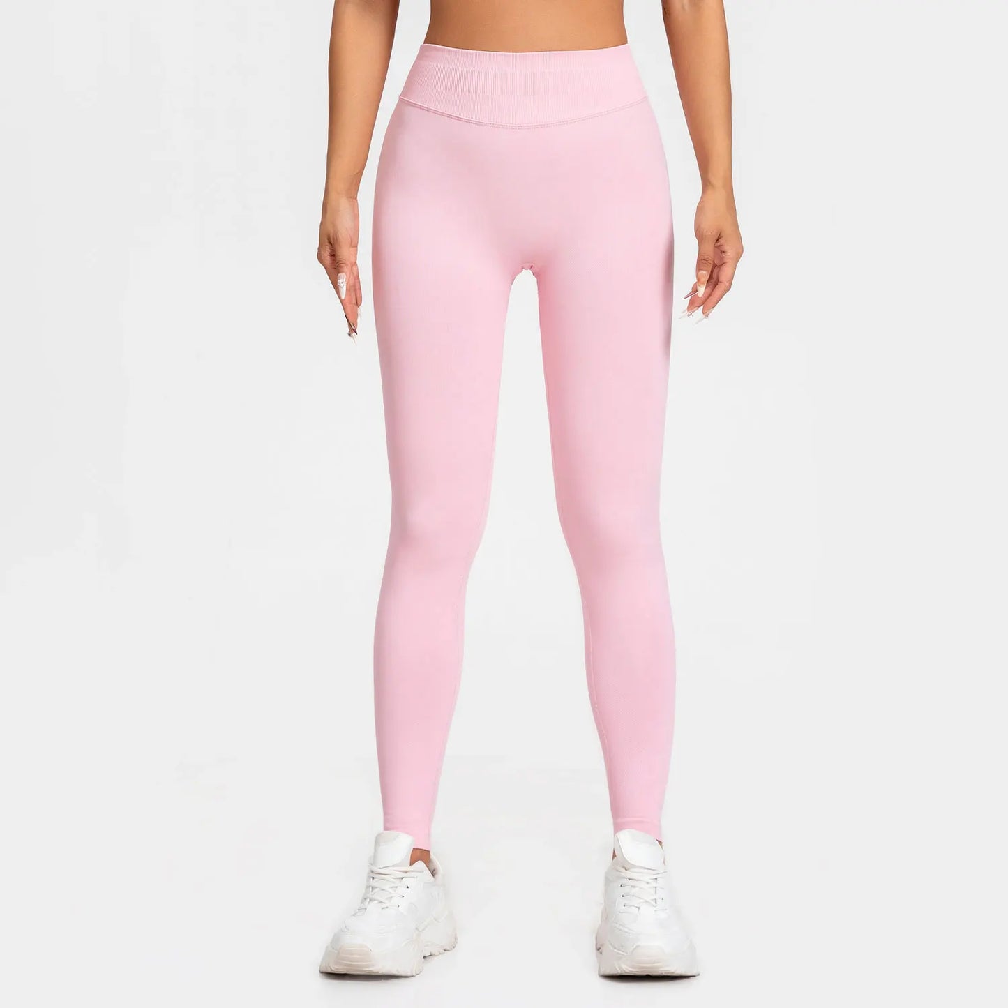 Women's Seamless Yoga Leggings Tummy Control Squat Proof Gym Workout Pants