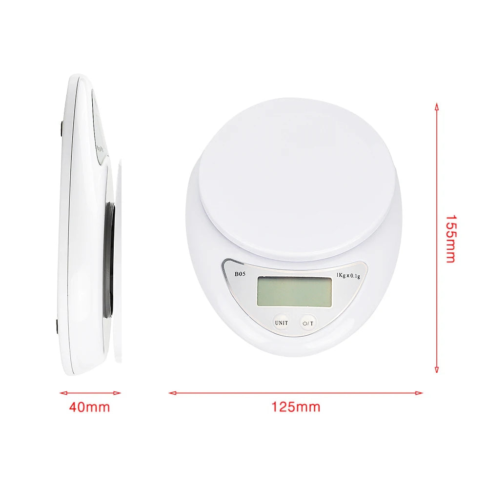 Portable Digital Scale LED Electronic Scales Postal Food Measuring Weight Kitchen LED Electronic Scales