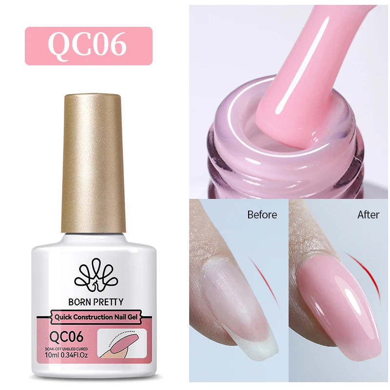 10ml Top & Base Coat Gel Nail Polish Soak Off UV LED Long-Lasting Shine
