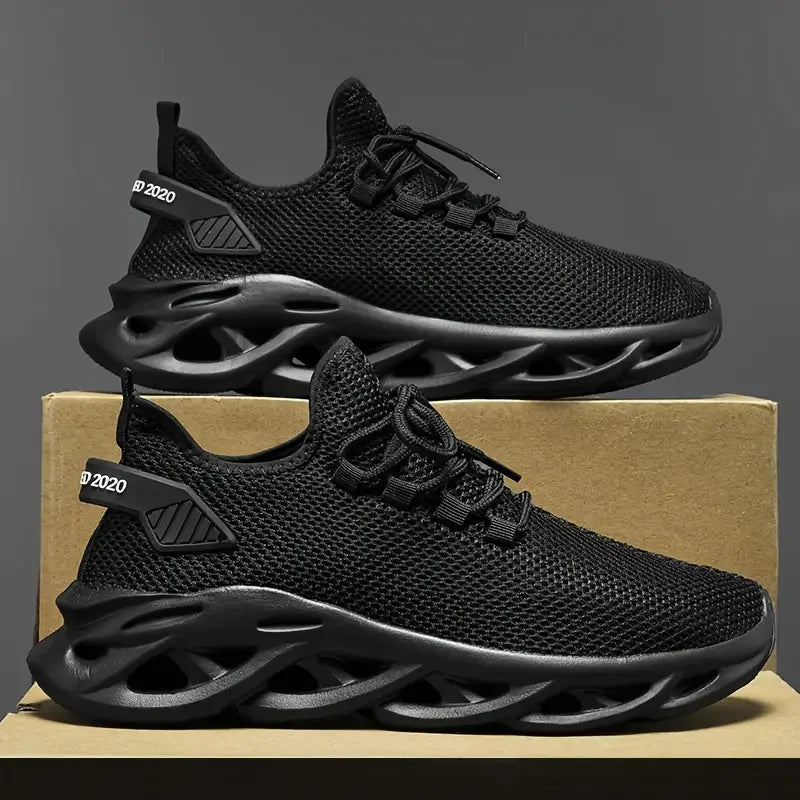 Men's Breathable Running Shoes – Lightweight Outdoor Sneakers for Sport