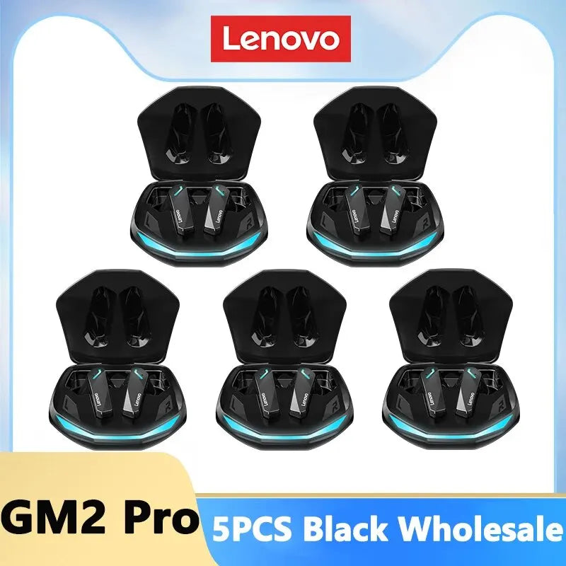 Lenovo GM2 Pro Wireless Earbuds Bluetooth 5.3, Gaming Low Latency, Dual Mode, Mic