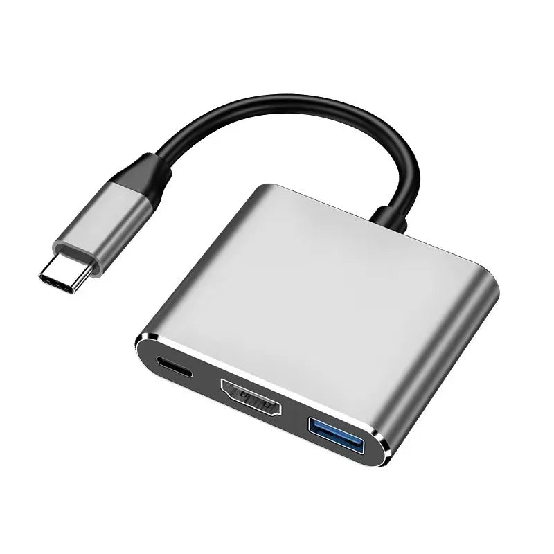 3-in-1 USB-C Hub 100W Power 4K HDMI USB 3.0 Adapter for MacBook & Steam Deck