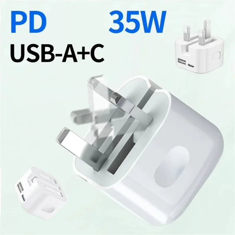 Fast USB Charger for iPhone 13 14 15 16 Samsung